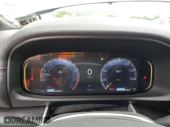 2024 Jeep Wagoneer с VIN 1C4SJSAP5RS193311, выставлен на аукционе Copart как лот 58361425 с пробегом 7 360 миль миль и Списание • Salvage title. История ставок и продаж доступна на DreamBid. Изображение 9.