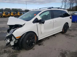 2025 Honda Odyssey Sport-L with VIN 5FNRL6H72SB012934, listed as a Copart auction lot 85912494 with Not Provided miles and Salvage Title. Bid and sale history available at carsss.com. Image 1.