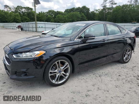 2016 Ford Fusion Titanium with VIN 3FA6P0D91GR108240, listed as a Copart auction lot 57614835 with 143,316 mi miles and Salvage title. Bid and sale history available at DreamBid. Image 1.