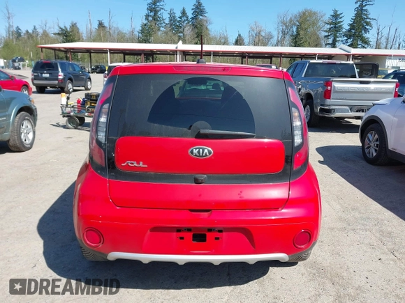 2018 Kia Soul + with VIN KNDJP3A56J7562327, listed as a IAAI auction lot 42014736 with 34,260 mi miles. Bid and sale history available at carsss.com. Image 17.