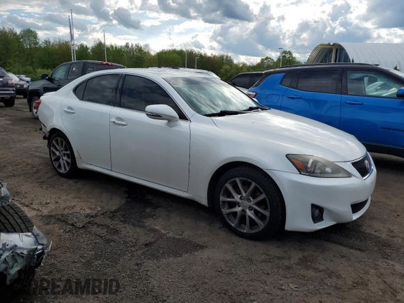 2011 Lexus IS 250 z VIN JTHCF5C28B5047108, wystawiony jako Copart lot #56041835 z przebiegiem 188 156 mil mil oraz Szkoda całkowita • Salvage title. Historia ofert i sprzedaży dostępna na DreamBid. Obrazek 4.