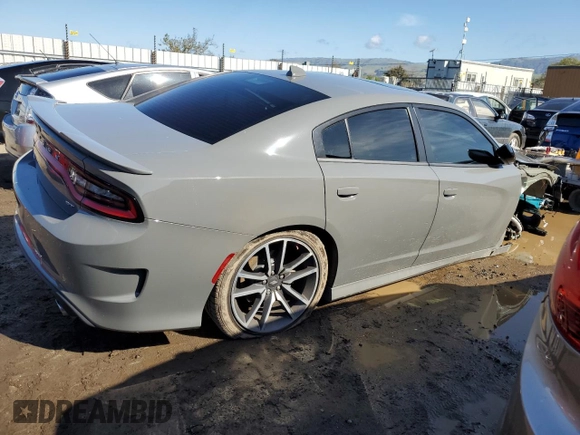 2023 Dodge Charger GT with VIN 2C3CDXHG0PH670993, listed as a Copart auction lot 48915405 with 7,740 mi miles and Salvage Title. Bid and sale history available at DreamBid. Image 3.