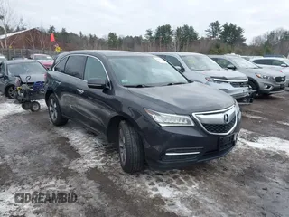 2016 Acura MDX with VIN 5FRYD4H29GB057392, listed as a IAAI auction lot 41292486 with 114,413 mi miles. Bid and sale history available at carsss.com. Image 1.