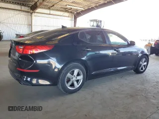2014 Kia Optima LX with VIN 5XXGM4A79EG321207, listed as a Copart auction lot 61199415 with 150,485 mi miles and Salvage title. Bid and sale history available at DreamBid. Image 3.