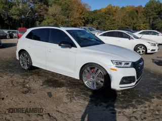 2020 Audi SQ5 Prestige with VIN WA1C4AFY8L2120037, listed as a Copart auction lot 76783834 with 42,203 mi miles and Salvage Title. Bid and sale history available at DreamBid. Image 4.