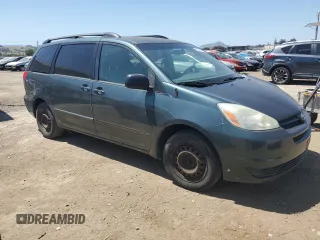 2004 Toyota Sienna CE with VIN 5TDZA23C24S045742, listed as a Copart auction lot 56206625 with 239,601 mi miles and Clean Title. Bid and sale history available at DreamBid. Image 4.