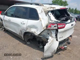 2017 Jeep Cherokee Trailhawk with VIN 1C4PJMBSXHW657446, listed as a IAAI auction lot 42406437 with 158,351 mi miles and . Bid and sale history available at DreamBid. Image 6.