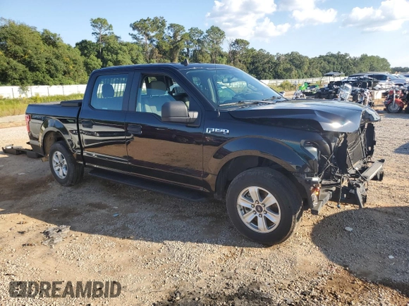 2020 Ford F-150 XL with VIN 1FTEW1CB1LFC11376, listed as a Copart auction lot 72319174 with 49,891 mi miles and Salvage Title. Bid and sale history available at carsss.com. Image 4.
