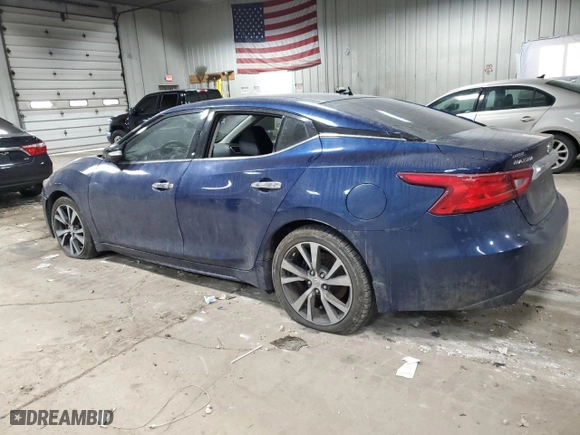 2017 Nissan Maxima SR with VIN 1N4AA6AP7HC430656, listed as a Copart auction lot 88647855 with 114,615 mi miles and Clean Title. Bid and sale history available at carsss.com. Image 2.