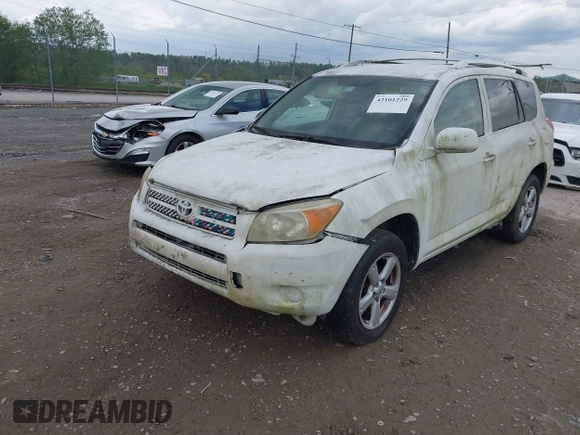 2007 Toyota RAV4 with VIN JTMZD33V276030709, listed as a IAAI auction lot 42101229 with 254,952 mi miles. Bid and sale history available at carsss.com. Image 2.