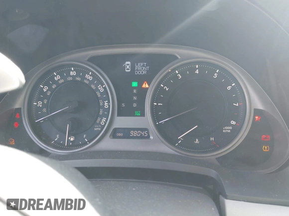 2008 Lexus IS 350 with VIN JTHBE262585020076, listed as a IAAI auction lot 41858756 with 98,045 mi miles and . Bid and sale history available at DreamBid. Image 14.