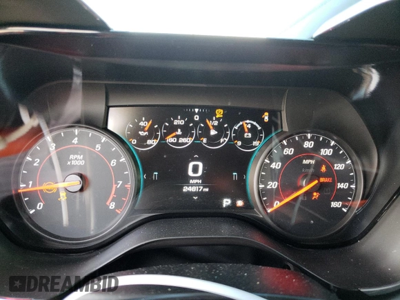 2018 Chevrolet Camaro 2LT with VIN 1G1FD1RSXJ0161054, listed as a Copart auction lot 43664293 with 24,817 mi miles. Bid and sale history available at carsss.com. Image 9.