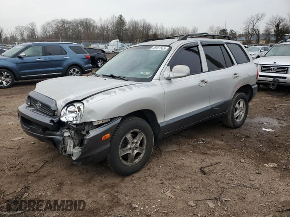 2004 Hyundai Santa Fe GLS with VIN KM8SC73D94U617141, listed as a Copart auction lot 46931565 with 120,192 mi miles and Salvage Title. Bid and sale history available at carsss.com. Image 1.