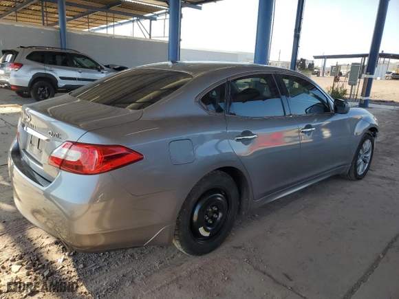 2011 Infiniti M37 with VIN JN1BY1AR4BM373111, listed as a Copart auction lot 70571954 with 220,099 mi miles and Salvage Title. Bid and sale history available at carsss.com. Image 3.