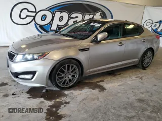 2013 Kia Optima SX with VIN 5XXGR4A63DG134942, listed as a Copart auction lot 61727985 with 169,498 mi miles and Clean title. Bid and sale history available at DreamBid. Image 1.