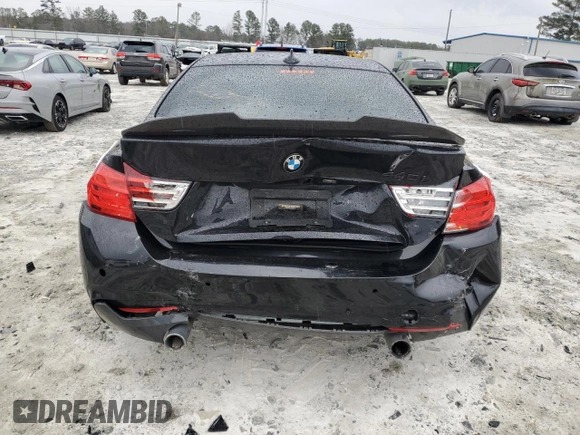 2017 BMW 4 Series 440i with VIN WBA4P1C55HK522257, listed as a Copart auction lot 45650085 with 89,002 mi miles and Salvage Title. Bid and sale history available at carsss.com. Image 6.