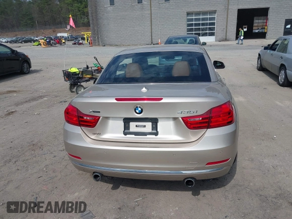 2015 BMW 4 Series 435i xDrive with VIN WBA3T7C51FP942320, listed as a IAAI auction lot 42059717 with 81,815 mi miles and . Bid and sale history available at DreamBid. Image 16.