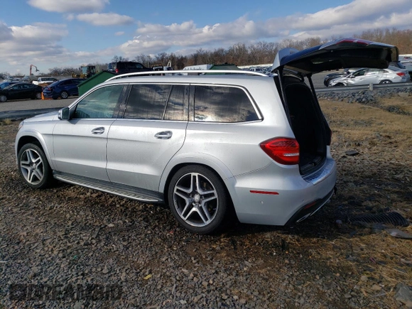 2017 Mercedes-Benz GLS 550 with VIN 4JGDF7DE0HA804282, listed as a Copart auction lot 82790194 with 62,409 mi miles and Salvage title. Bid and sale history available at DreamBid. Image 2.