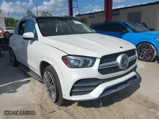 2020 Mercedes-Benz GLE with VIN 4JGFB5KB5LA290908, listed as a IAAI auction lot 41951204 with 38,263 mi miles. Bid and sale history available at carsss.com. Image 1.