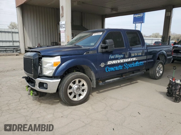 2012 Ford Super Duty F-250 SRW XL with VIN 1FT7W2BT1CEB28948, listed as a Copart auction lot 53235005 with 330,380 mi miles and Salvage Title. Bid and sale history available at carsss.com. Image 1.