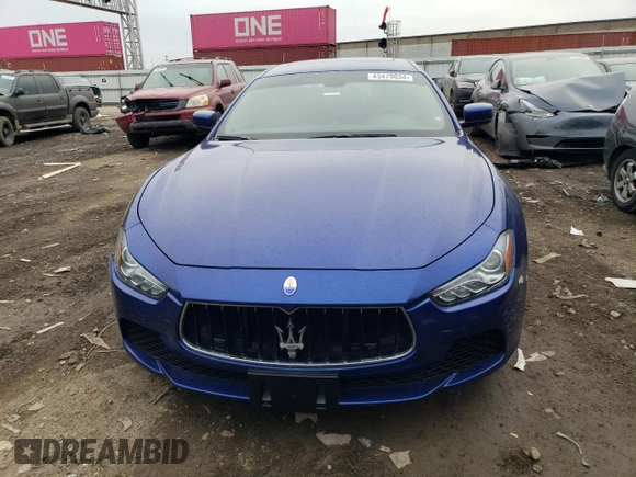 2016 Maserati Ghibli S Q4 with VIN ZAM57RTA4G1186359, listed as a Copart auction lot 43479034 with 64,895 mi miles. Bid and sale history available at carsss.com. Image 5.