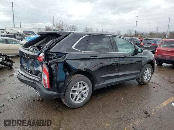 2024 Ford Edge SEL with VIN 2FMPK4J90RBB06307, listed as a Copart auction lot 47934745 with 7,649 mi miles and Salvage Title. Bid and sale history available at carsss.com. Image 3.