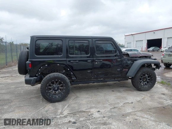 2019 Jeep Wrangler Unlimited Rubicon с VIN 1C4HJXFNXKW545294, выставлен на аукционе IAAI как лот 41613106 с пробегом 58 083 миль миль и . История ставок и продаж доступна на DreamBid. Изображение 13.