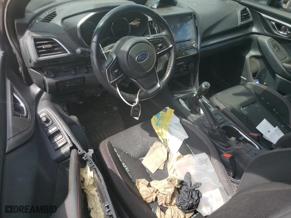 2017 Subaru Impreza Sport with VIN 4S3GTAL64H1713775, listed as a Copart auction lot 70824674 with 89,742 mi miles and Salvage Title. Bid and sale history available at carsss.com. Image 8.