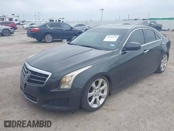 2014 Cadillac ATS Standard RWD with VIN 1G6AA5RX4E0104676, listed as a IAAI auction lot 41934130 with 168,178 mi miles and . Bid and sale history available at carsss.com. Image 2.