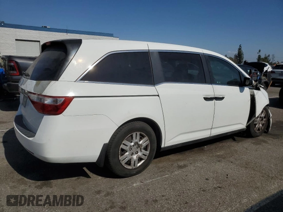 2011 Honda Odyssey LX with VIN 5FNRL5H27BB054711, listed as a Copart auction lot 54792615 with 156,675 mi miles and Clean title. Bid and sale history available at DreamBid. Image 3.