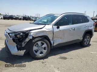 2023 Toyota RAV4 Hybrid LE with VIN 4T3MWRFV5PU095667, listed as a Copart auction lot 60753845 with 33,684 mi miles and Salvage title. Bid and sale history available at DreamBid. Image 1.