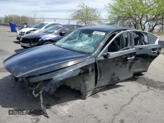 2021 Infiniti Q50 Pure with VIN JN1EV7APXMM704526, listed as a Copart auction lot 53291505 with 49,078 mi miles and Salvage title. Bid and sale history available at DreamBid. Image 1.