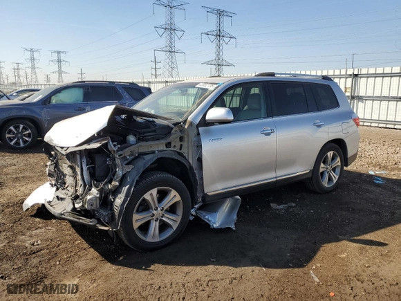 2011 Toyota Highlander Limited with VIN 5TDDK3EH1BS047789, listed as a Copart auction lot 48952735 with 173,250 mi miles and Salvage Title. Bid and sale history available at carsss.com. Image 1.
