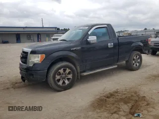 2013 Ford F-150 XL with VIN 1FTMF1CF2DFC46329, listed as a Copart auction lot 71399544 with 215,096 mi miles and Salvage title. Bid and sale history available at DreamBid. Image 1.