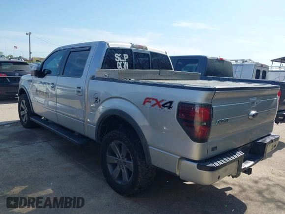 2013 Ford F-150 XL with VIN 1FTFW1ET8DKF52650, listed as a IAAI auction lot 41896959 with 287,272 mi miles. Bid and sale history available at carsss.com. Image 3.