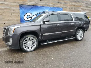 2015 Cadillac Escalade ESV Platinum z VIN 1GYS4UKJ7FR721179, wystawiony jako Copart lot #81193684 z przebiegiem 114 071 mil mil oraz Czysty tytuł • Clean title. Historia ofert i sprzedaży dostępna na DreamBid. Obrazek 1.