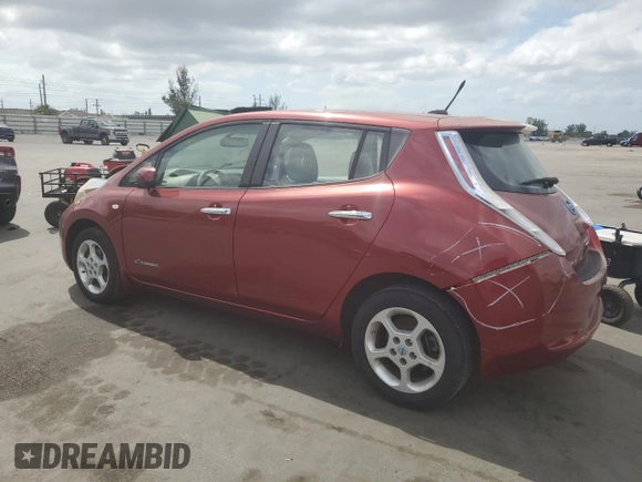 2011 Nissan LEAF SL-e with VIN JN1AZ0CP1BT005859, listed as a Copart auction lot 53890865 with 71,746 mi miles and Clean Title. Bid and sale history available at carsss.com. Image 2.