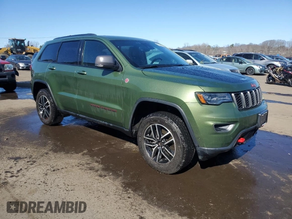 2021 Jeep Grand Cherokee Trailhawk with VIN 1C4RJFLT8MC500800, listed as a Copart auction lot 52328545 with 45,761 mi miles and Salvage Title. Bid and sale history available at carsss.com. Image 4.
