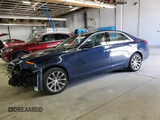 2016 Cadillac CTS Luxury Collection AWD with VIN 1G6AX5SS6G0126033, listed as a Copart auction lot 55636615 with 76,113 mi miles and Salvage title. Bid and sale history available at DreamBid. Image 1.