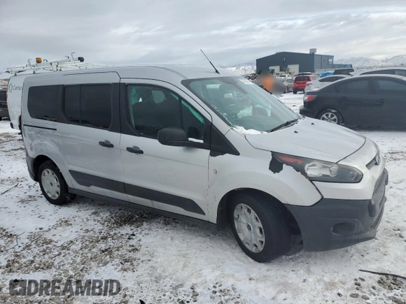 2017 Ford Transit Connect XL with VIN NM0GE9E76H1334045, listed as a Copart auction lot 47665785 with 62,176 mi miles and Salvage title. Bid and sale history available at DreamBid. Image 4.