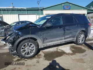 2023 Ford Explorer XLT z VIN 1FMSK8DH0PGA16102, wystawiony jako Copart lot #46419945 z przebiegiem 48 146 mil mil oraz Szkoda całkowita • Salvage title. Historia ofert i sprzedaży dostępna na DreamBid. Obrazek 1.