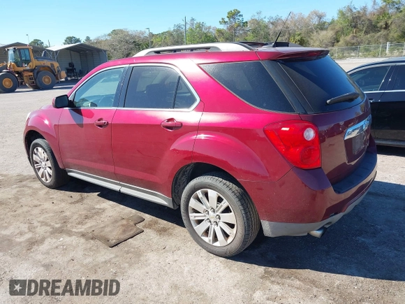 2010 Chevrolet Equinox LT w/2LT with VIN 2CNFLPEYXA6308600, listed as a IAAI auction lot 41749027 with 193,627 mi miles. Bid and sale history available at carsss.com. Image 3.