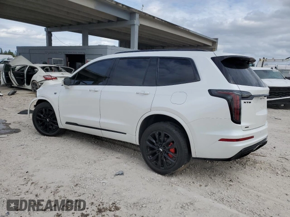 2021 Cadillac XT6 Sport with VIN 1GYKPGRS4MZ182492, listed as a Copart auction lot 75532004 with 38,081 mi miles and Salvage title. Bid and sale history available at DreamBid. Image 2.