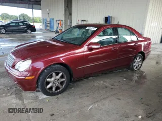 2002 Mercedes-Benz C with VIN WDBRF61JX2E002763, listed as a Copart auction lot 80010164 with 56,332 mi miles and Clean Title. Bid and sale history available at carsss.com. Image 1.