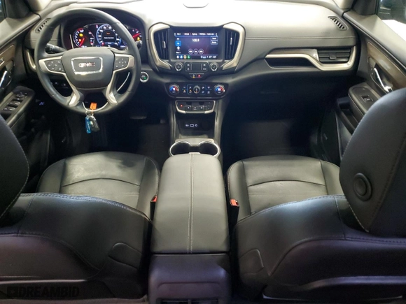2024 GMC Terrain Denali with VIN 3GKALXEG2RL118985, listed as a Copart auction lot 50734035 with 23,809 mi miles and Salvage Title. Bid and sale history available at carsss.com. Image 8.