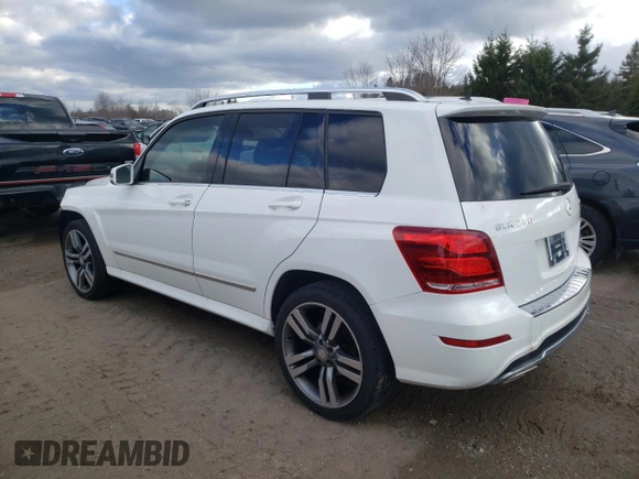 2015 Mercedes-Benz GLK 250 with VIN WDCGG0EBXFG347544, listed as a Copart auction lot 86331534 with 43,513 mi miles and Salvage Title. Bid and sale history available at DreamBid. Image 2.