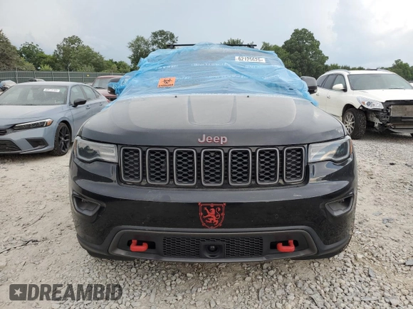 2020 Jeep Grand Cherokee Trailhawk with VIN 1C4RJFLT2LC296476, listed as a Copart auction lot 62125625 with 75,642 mi miles and Salvage title. Bid and sale history available at DreamBid. Image 5.