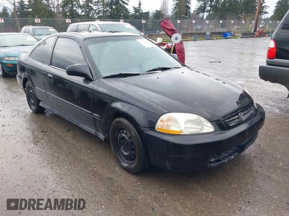 1998 Honda Civic DX with VIN 1HGEJ6121WL063073, listed as a IAAI auction lot 41711152 with 163,267 mi miles. Bid and sale history available at carsss.com. Image 1.