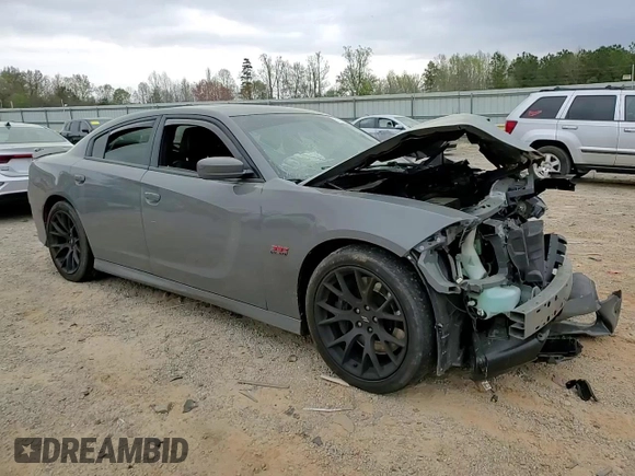 2019 Dodge Charger Scat Pack z VIN 2C3CDXGJ7KH646213, wystawiony jako Copart lot #51653065 z przebiegiem 63 229 mil mil oraz Szkoda całkowita • Salvage title. Historia ofert i sprzedaży dostępna na DreamBid. Obrazek 10.