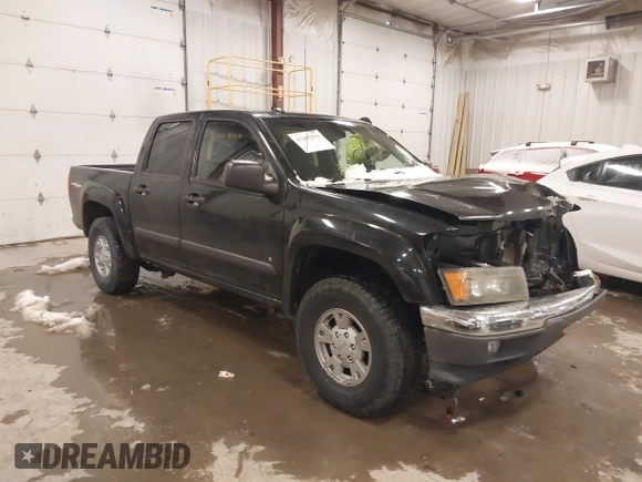 2008 GMC Canyon SLE2 with VIN 1GTDT43E988228132, listed as a IAAI auction lot 41405379 with 130,355 mi miles. Bid and sale history available at carsss.com. Image 1.